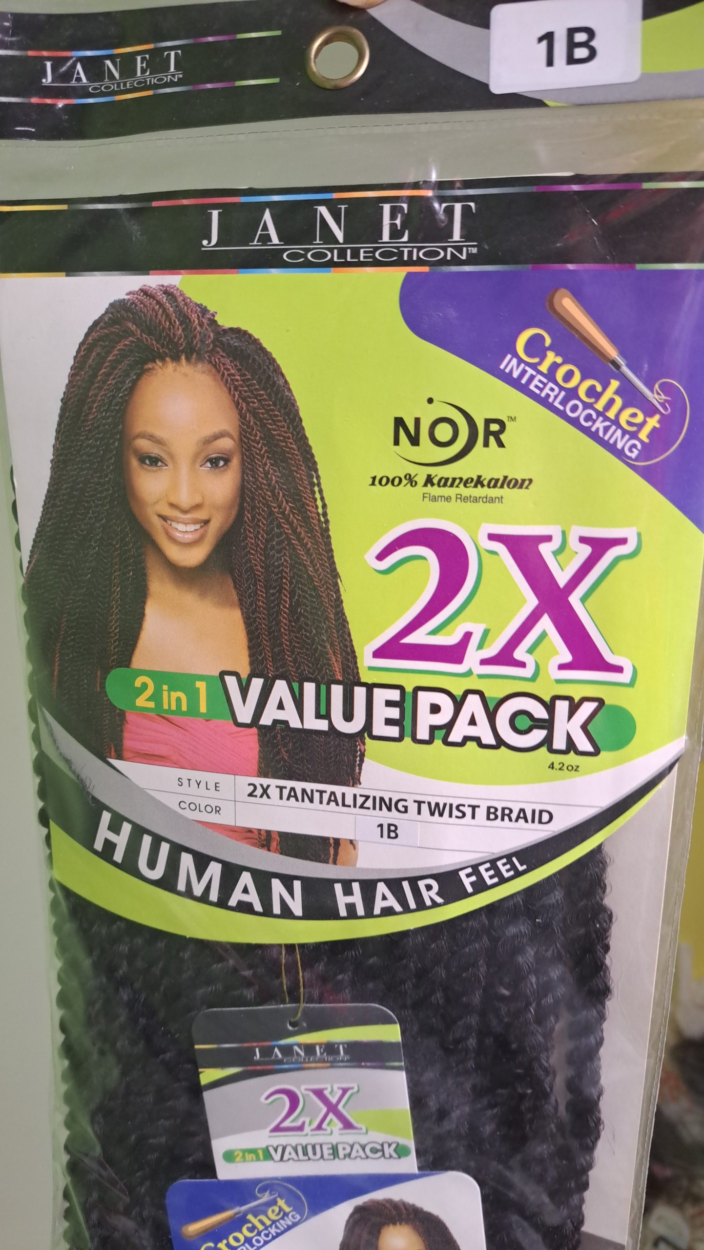 Janet Collection Synthetic Kanekalon Hair Crochet Braids - Image 2