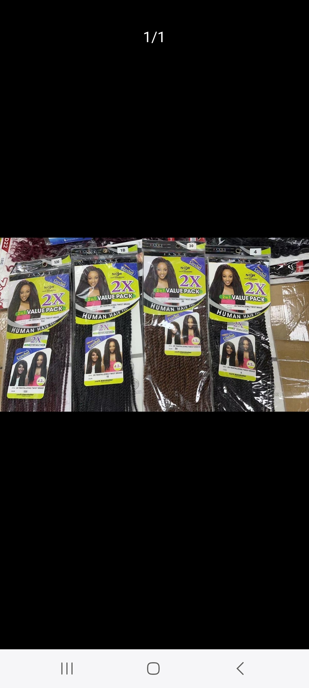 Janet Collection Synthetic Kanekalon Hair Crochet Braids
