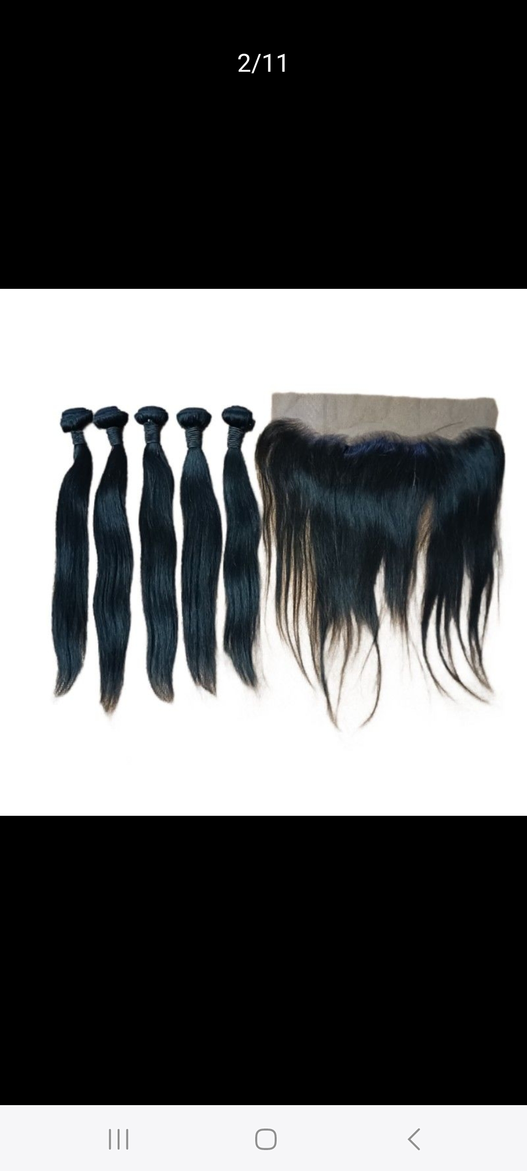 Apple Girl Packet Peruvian 5+1 Bundles with Ear to Ear Lace Straight Hair