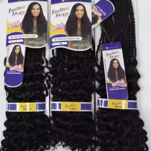 Fretress Pre-Twisted Flashy Curl Crochet Synthetic Hair