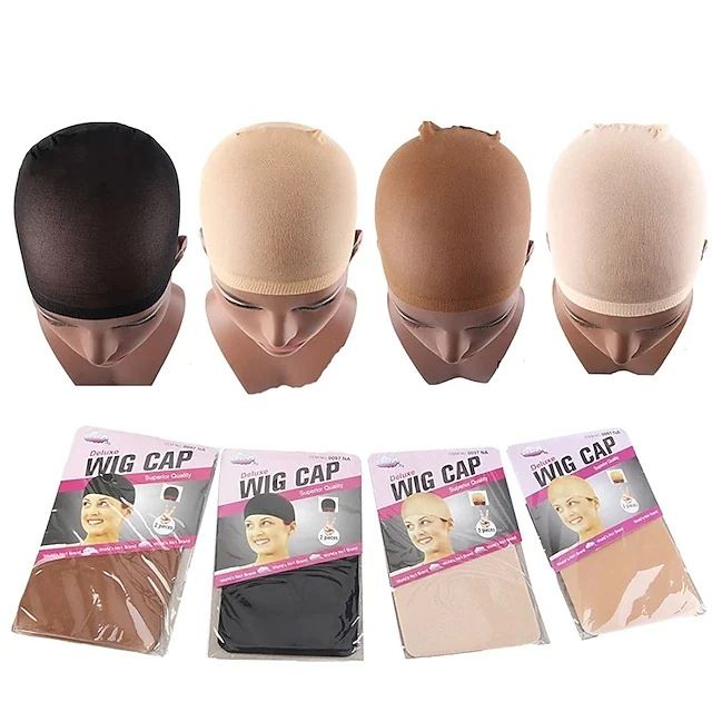 2pcs Wig Caps - High Elasticity Lace Hair Nets, Soft & Stretchy, Easy to Use & Clean - Image 2